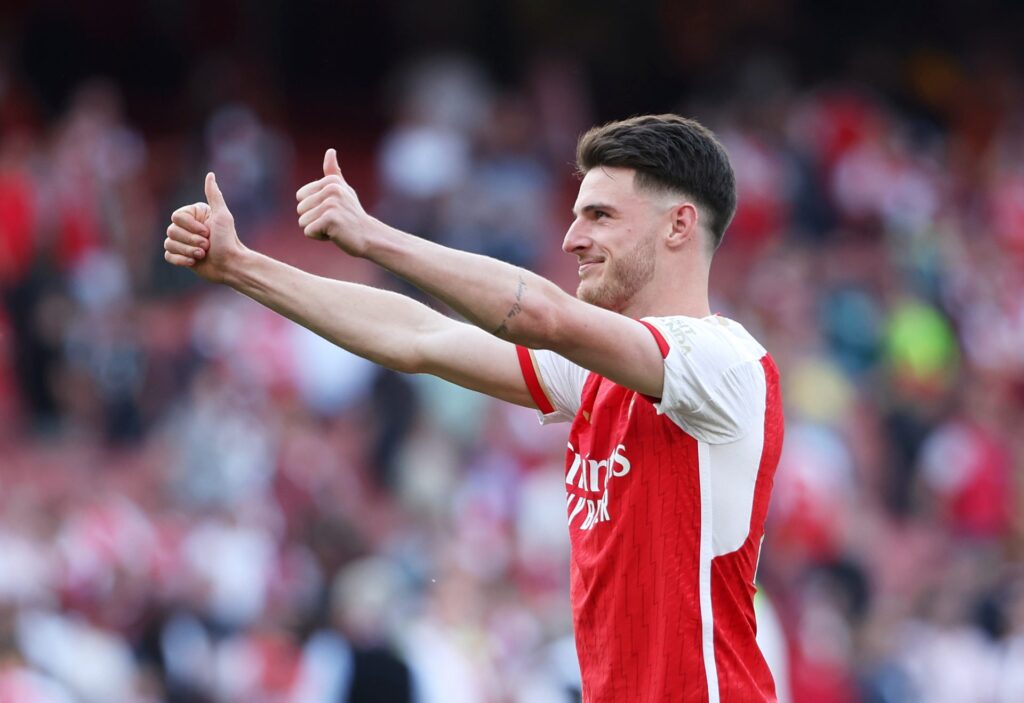 Declan Rice claims unusual advice from Arsenal nutritionist was a 'game changer'